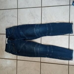 Gap Zipper Detail Skinny Moto Jeans